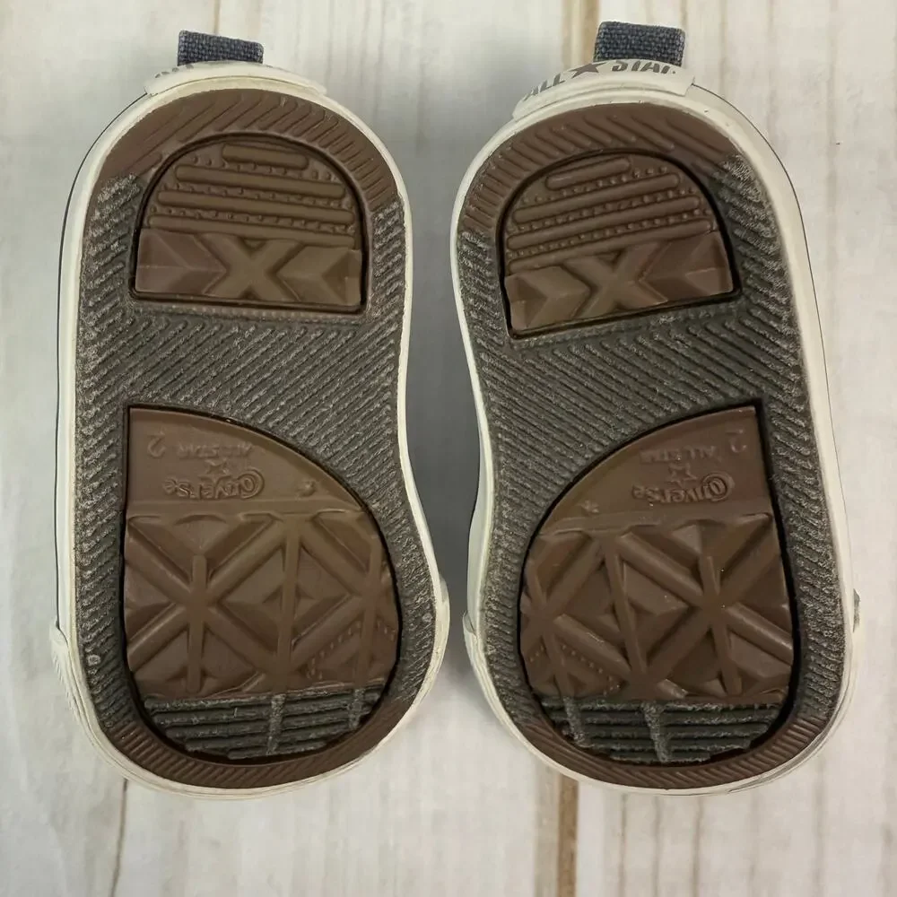 Kids Converse All Star Slip On Sneakers Shoes Toddler Size 2